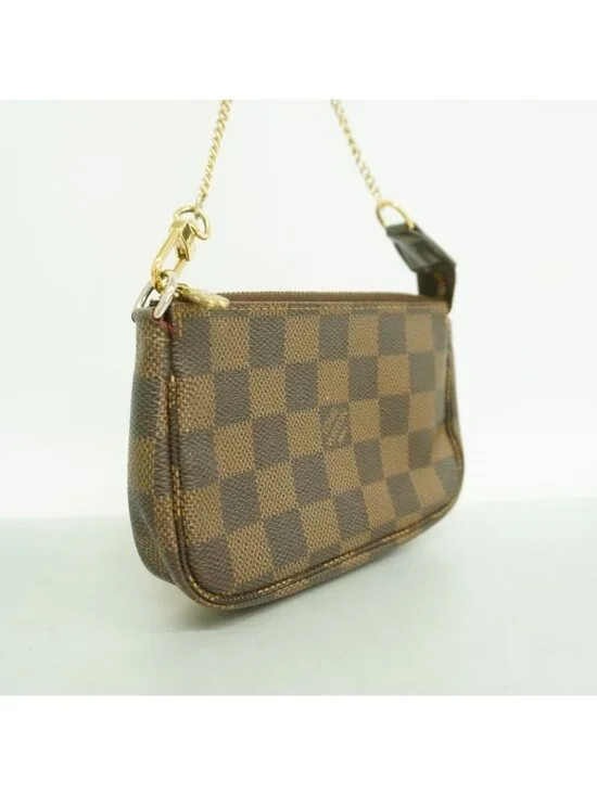 Louis Vuitton Pouch Damier Mini Pochette Accessoire Ebene Evene - Picture 2 of 10